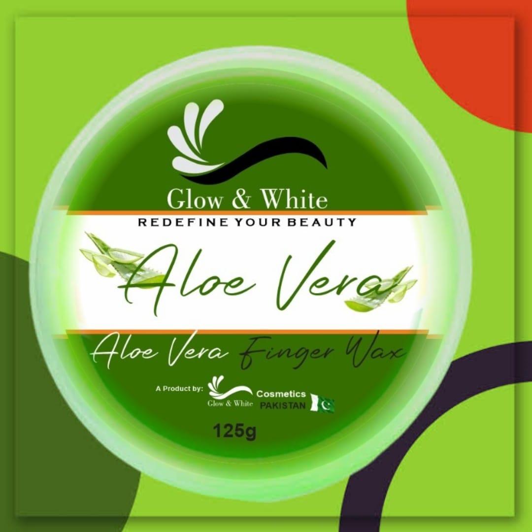 Glow & White Finger Soft Wax Aloe Vera (125gm)