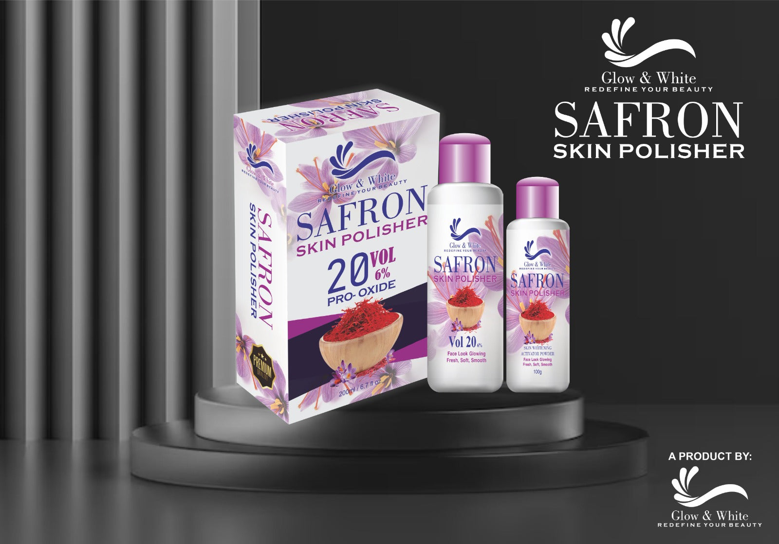Glow & White Zafrani (Safron) - Whitening Skin Polish